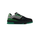 Louis Vuitton Trainer green black diamond