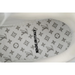 Louis Vuitton Trainer white green diamond