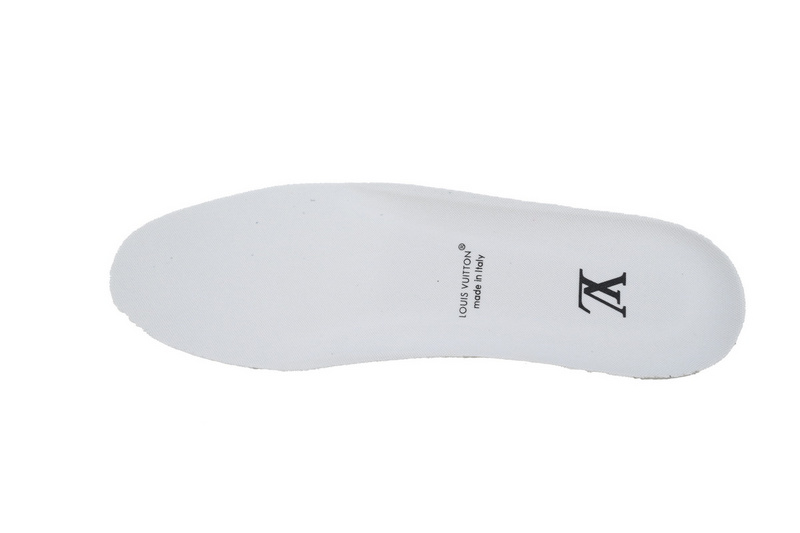 Louis Vuitton Trainer white green diamond