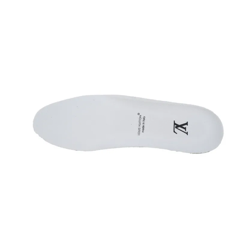 Louis Vuitton Trainer white green diamond