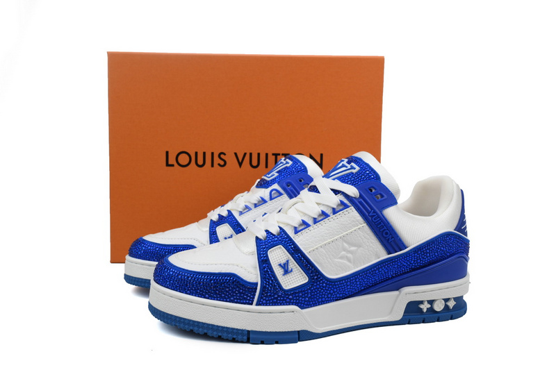 Louis Vuitton Trainer Deep Blue Diamond