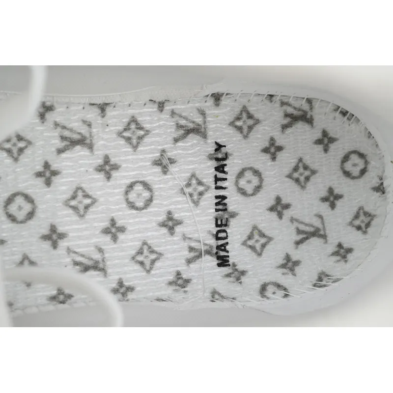 Louis Vuitton Trainer white gray diamond