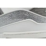 Louis Vuitton Trainer white gray diamond