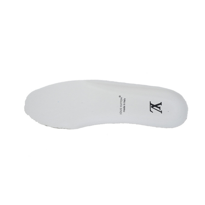 Louis Vuitton Trainer white black diamond