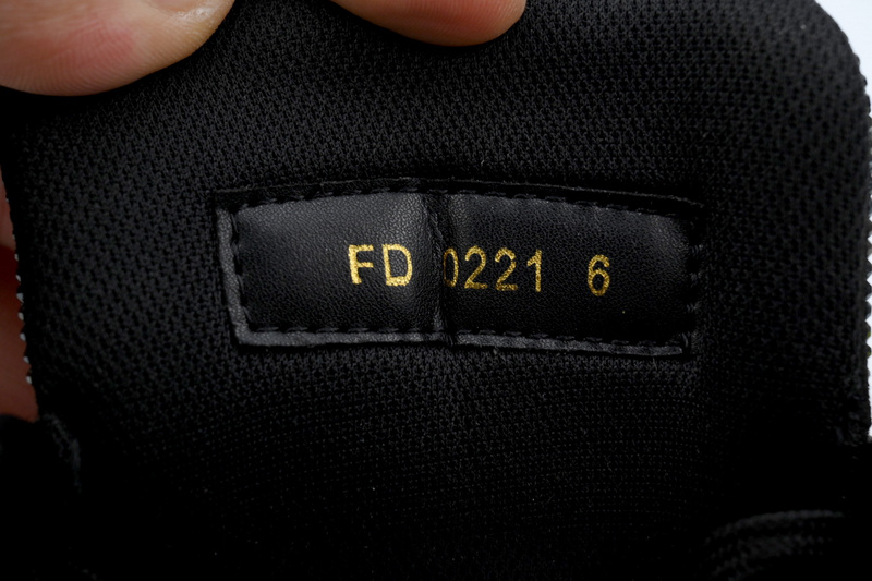 Louis Vuitton Trainer Black and yellow diamond