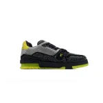 Louis Vuitton Trainer Black and yellow diamond