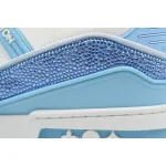 Louis Vuitton Trainer Blue white diamond