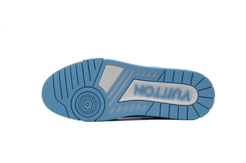 Louis Vuitton Trainer Blue white diamond