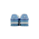 Louis Vuitton Trainer Blue white diamond