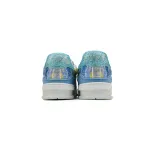Louis Vuitton Trainer White blue camouflage diamond