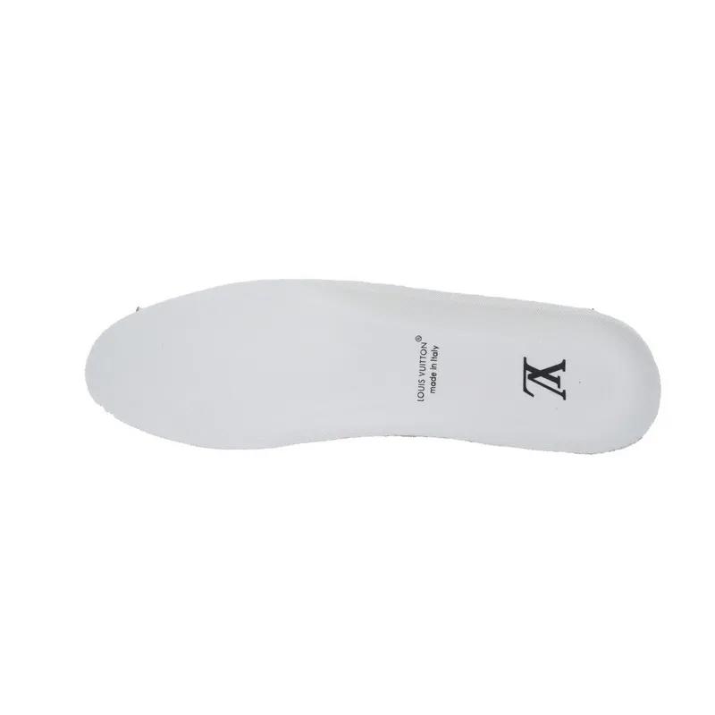 Louis Vuitton Trainer White Green Tail diamond