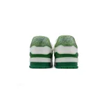 Louis Vuitton Trainer White Green Tail diamond