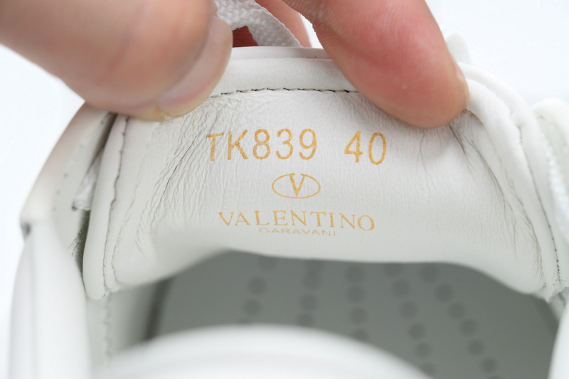 Valentino Rockstud White Black