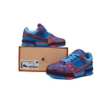 Louis Vuitton Trainer Purple Blue Diamond