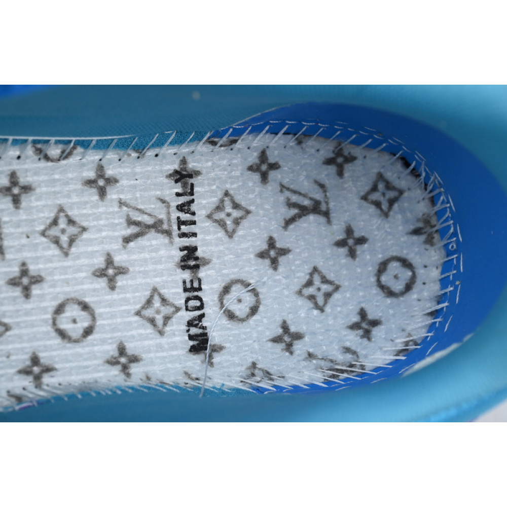 Louis Vuitton Trainer Purple Blue Diamond