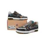 Louis Vuitton Trainer Khaki Camouflage Diamond