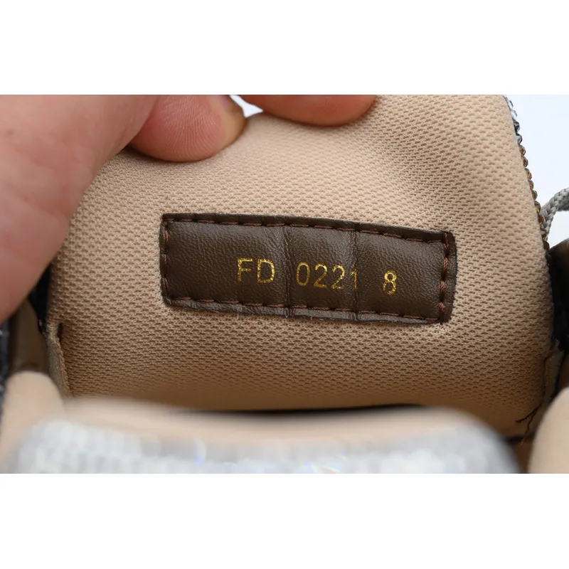 Louis Vuitton Trainer Khaki Camouflage Diamond
