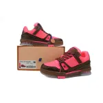 Louis Vuitton Trainer Pink Brown Diamond