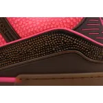 Louis Vuitton Trainer Pink Brown Diamond