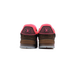 Louis Vuitton Trainer Pink Brown Diamond