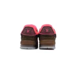 Louis Vuitton Trainer Pink Brown Diamond