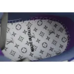 Louis Vuitton Trainer Gray Purple Diamond