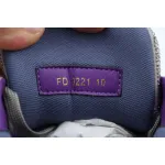 Louis Vuitton Trainer Gray Purple Diamond