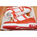 Louis Vuitton Trainer Orange Whitel diamond