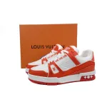 Louis Vuitton Trainer Orange Whitel diamond