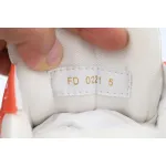 Louis Vuitton Trainer Orange Whitel diamond