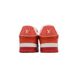 Louis Vuitton Trainer Orange Whitel diamond