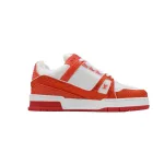 Louis Vuitton Trainer Orange Whitel diamond