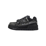 LOUIS VUITTON Trainer All black diamond face