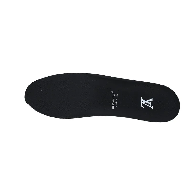 Louis Vuitton Trainer Black Silver Diamond