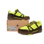Louis Vuitton Trainer Brown Green Diamond