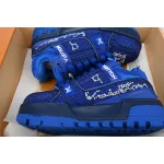 LOUIS VUITTON Trainer Deep blue diamond face