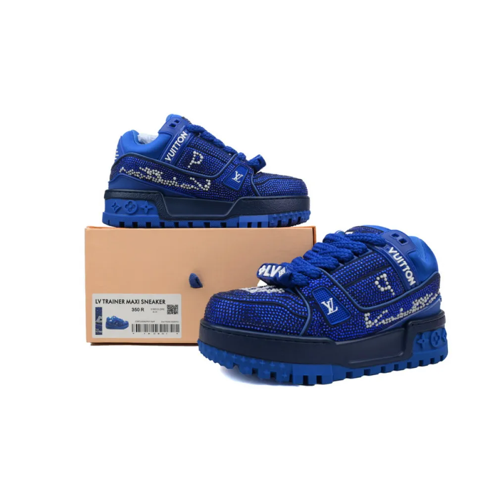 LOUIS VUITTON Trainer Deep blue diamond face