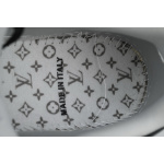 Louis Vuitton Trainer Gray Black Diamond