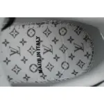 Louis Vuitton Trainer Gray Black Diamond