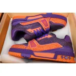 Louis Vuitton Trainer Purple Orange Diamond