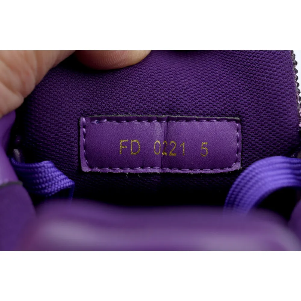 Louis Vuitton Trainer Purple Orange Diamond