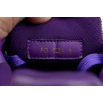 Louis Vuitton Trainer Purple Orange Diamond