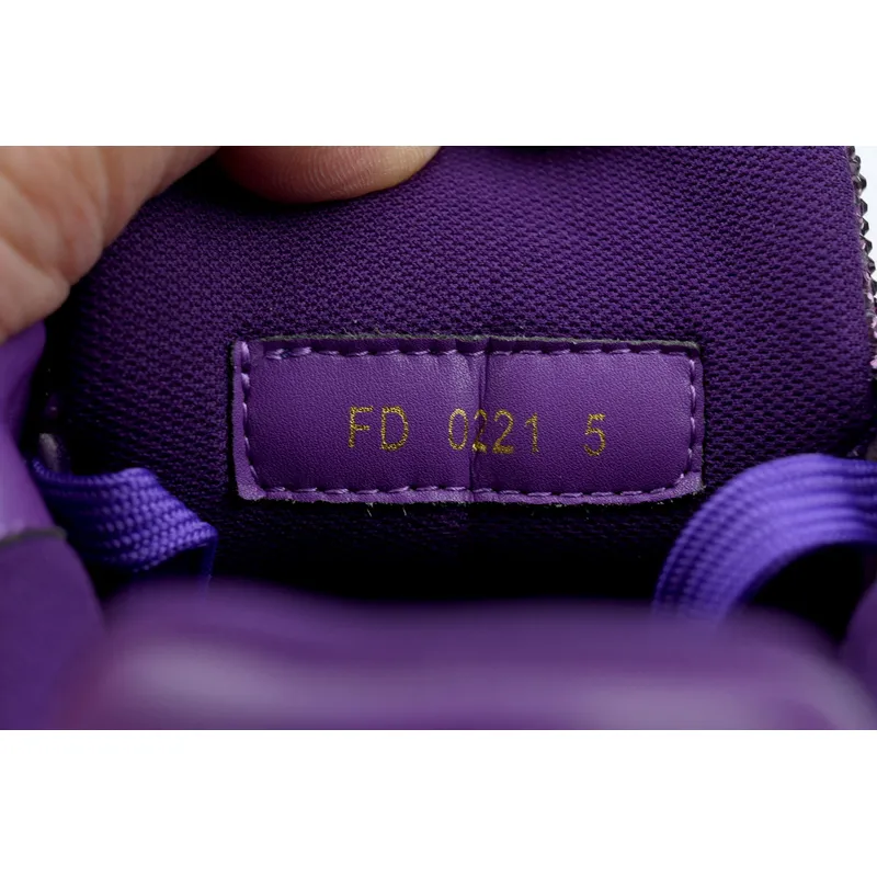 Louis Vuitton Trainer Purple Orange Diamond