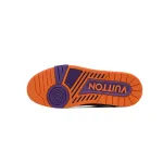 Louis Vuitton Trainer Purple Orange Diamond