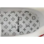 Louis Vuitton Trainer Red tail diamond