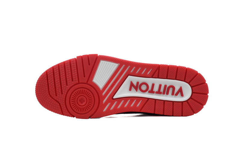 Louis Vuitton Trainer Red tail diamond