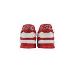 Louis Vuitton Trainer Red tail diamond