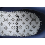 Louis Vuitton Trainer White Blue Diamond