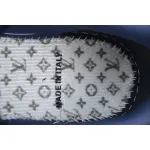 Louis Vuitton Trainer White Blue Diamond