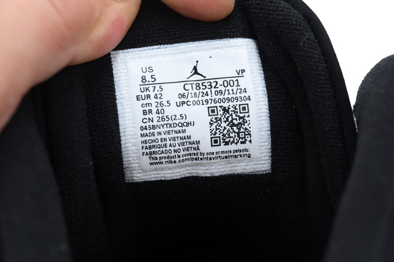 PK Air Jordan 3 Retro 'Black Cat'